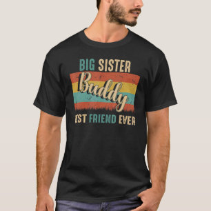 T-shirt Big Sister 2023 Cool Buddy Famille Meilleur Ami Ja