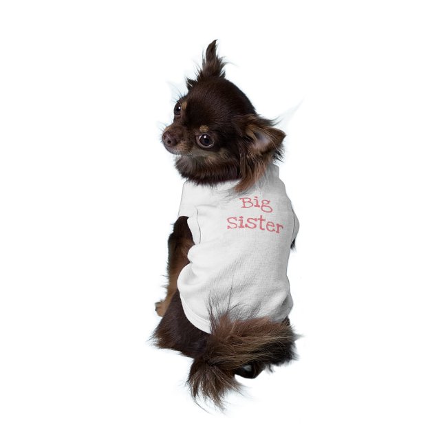 T-shirt Big Sister Doggie Ribbed Débardeur (Dos)