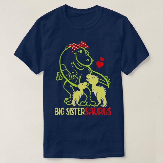 T-shirt Big Sistersaurus (Design devant)