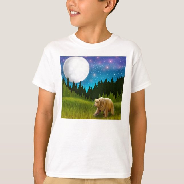 T-shirt Big Sky Grizzly Sweatshirt pour enfants (Devant)