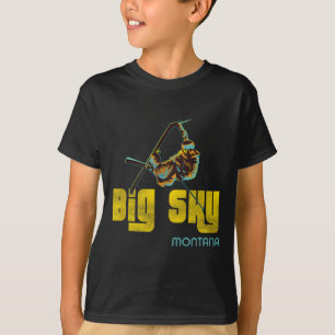 T-shirt Big Sky Montana Ski Vintage