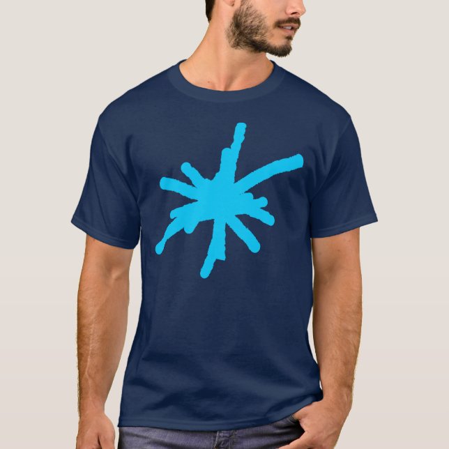 T-shirt Big Spark - Sky Blue (Devant)