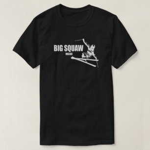 T-shirt Big Squaw Maine Skier