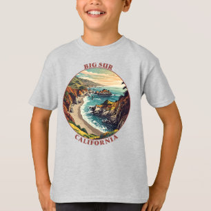 T-shirt Big Sur Californie USA