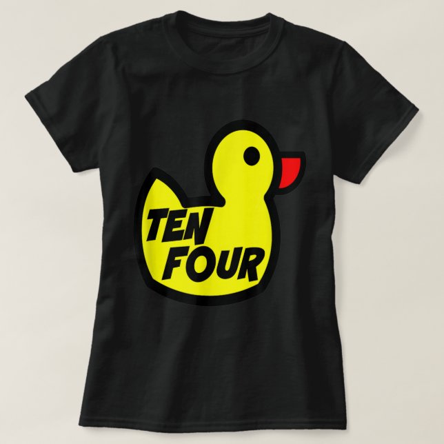 T-shirt Big Ten Four Rubber Duck Convoy Trucvoy cadeau (Design devant)