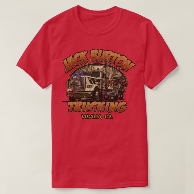 T-shirt Big Trouble In Little China Jack Burton Trucking 1 (Design devant)