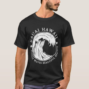 T-shirt Big Wave Kauai Hawaii Surf Kauai