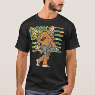T-shirt Bigfoot 2e amendement Droit d'ours Armoiries Arme