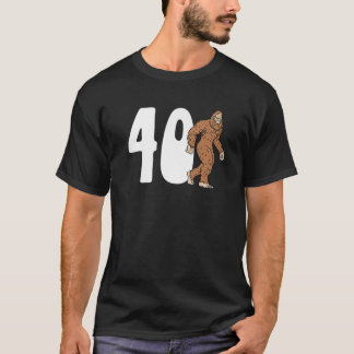 T-shirt Bigfoot 40E Anniversaire Sasquatch 40 Année O