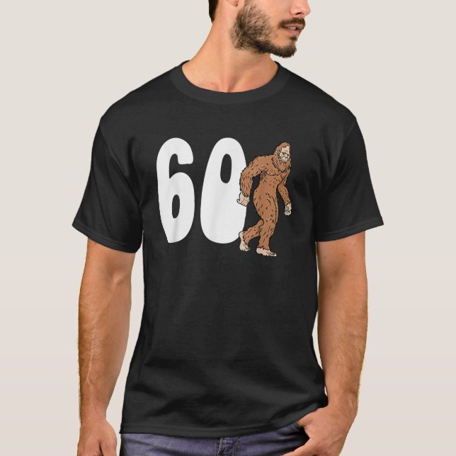T-shirt Bigfoot 60e Soixantième anniversaire Sasquatch 60  (Devant)