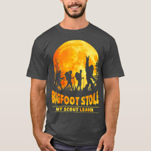 T-shirt Bigfoot a volé mon chef scout Randonnée Halloween