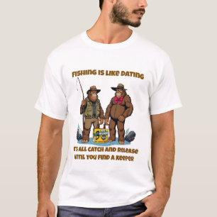 T-shirt Bigfoot Attrapant Un gardien