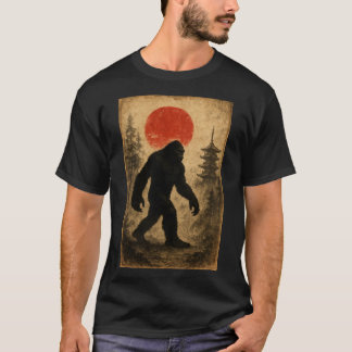 T-shirt Bigfoot au Japon - Vintage Sasquatch japonais