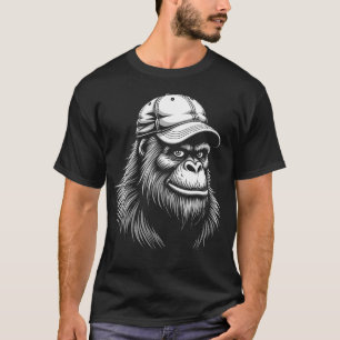 T-shirt Bigfoot Ballcap Tee - Chemise graphique Cool Sasqu