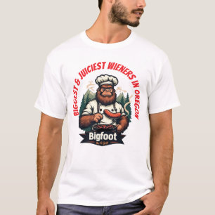 T-shirt Bigfoot Bar & Grill Plus Gros Hot Dogs en Oregon