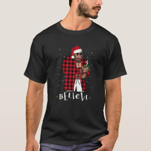 T-shirt Bigfoot Buffalo de Noël Plaid Sasquatch Café D