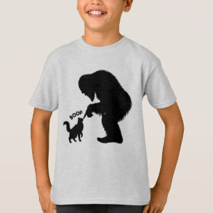T-shirt Bigfoot Chat Joufflu aux Longs Poils Boop
