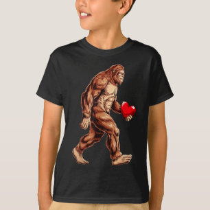 T-shirt Bigfoot Coeur Funny Valentines Jour Garçons Enfant
