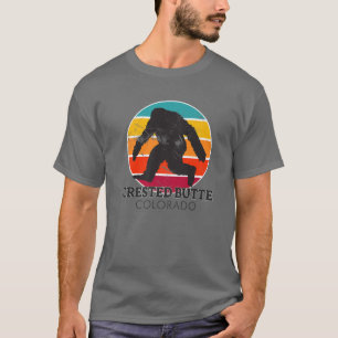 T-shirt Bigfoot Crested Butte Colorado Sasquatch
