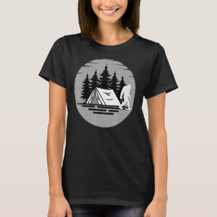T-shirt Bigfoot dans la forêt Sasquatch Yeti