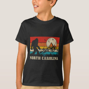 T-shirt Bigfoot de Caroline du Nord Montagnes Vintage Rand