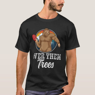 T-shirt Bigfoot Disque Golf Cryptid Sasquatch Disque Golfe