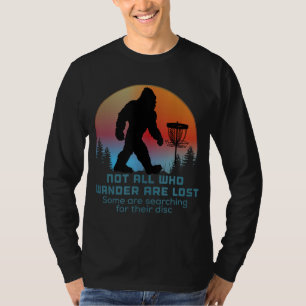 T-shirt Bigfoot Disque Golf Sasquatatch Chain Tosser Funny