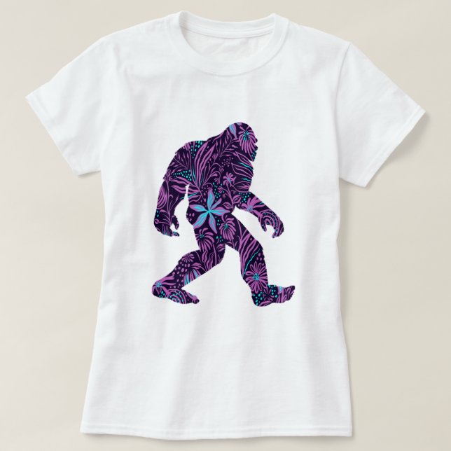 T-SHIRT BIGFOOT FLORAL (Design devant)