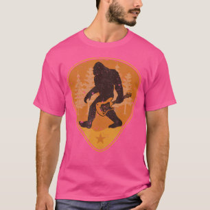 T-shirt Bigfoot Guitare Sasquatch Yeti Chemise Guitariste