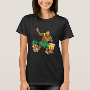T-shirt Bigfoot Hawaii Hawaii Hula Dancing Aloha Beach S