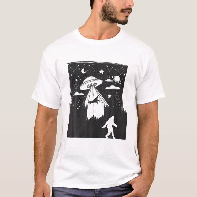 T-shirt Bigfoot Je Veux Croire (Devant)