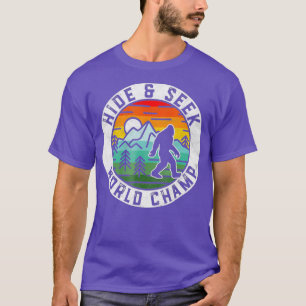 T-shirt Bigfoot Masquer Rechercher World Champ Sasquatch