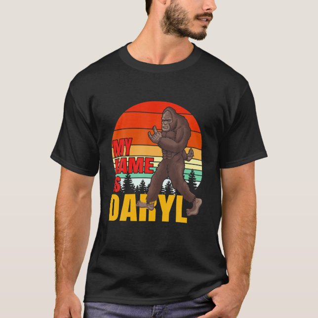 T-shirt Bigfoot Mon Nom Est Daryl Sunset (Devant)