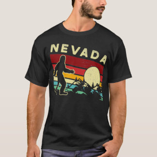 T-shirt Bigfoot Nevada Retro Vintage cadeau Nevada State S