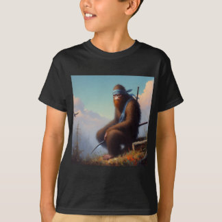 T-shirt Bigfoot Ninja