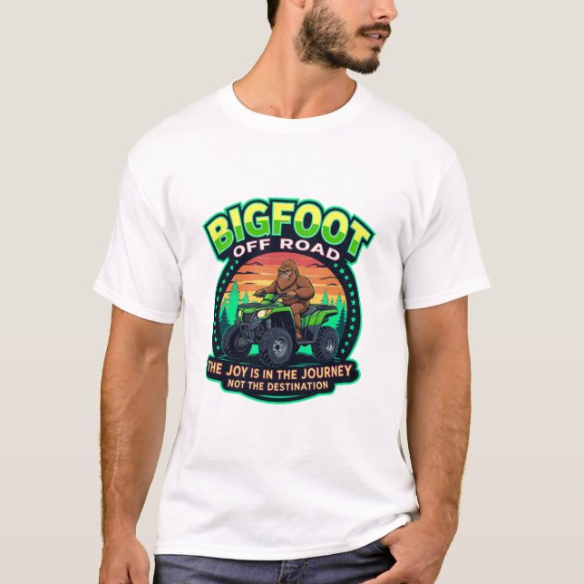 T-shirt Bigfoot Off Road The Joy is in The Journey (Devant)