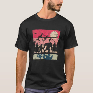 T-shirt Bigfoot Papa Père Papa Et Fils Sasquatch Papa Me