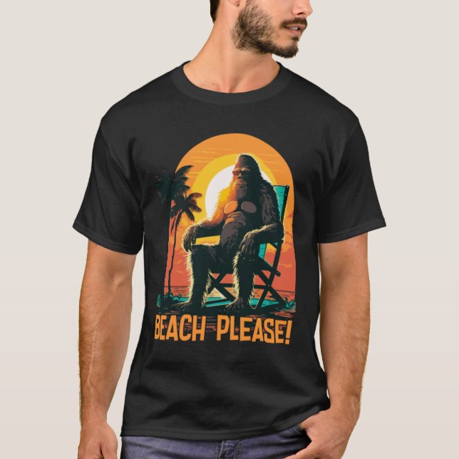 T-shirt Bigfoot - Plage S'Il Vous Plaît (Devant)
