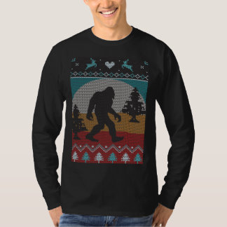 T-shirt Bigfoot pour Noël