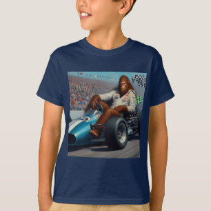 T-shirt Bigfoot Racecar