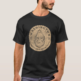 T-shirt Bigfoot Research Team pour Washington Sasquatch Be
