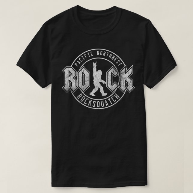 T-shirt Bigfoot Rock et Roll Pacific Northwest Cadeau pour (Design devant)