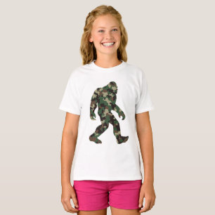 T-shirt Bigfoot Sasquatch Camo