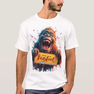 T-shirt Bigfoot Sasquatch Yeti Monster Creature