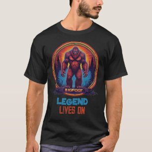 T-shirt Bigfoot Sasquatch Yeti Monster Woods