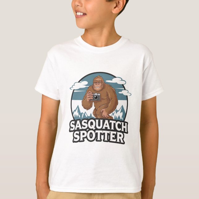 T-shirt Bigfoot Spotter (Devant)