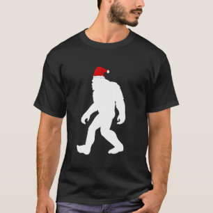 T-shirt Bigfoot Yeti Sasquatch Douille de Noël moche Teate