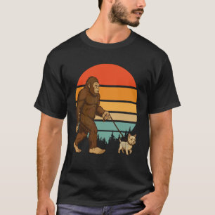 T-shirt Bigfoot Yorkshire Terrier Rétro Yorkie