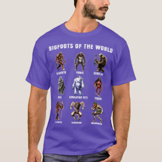 T-shirt Bigfoots Du Monde