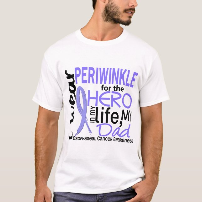T-shirt Bigorneau pour le Cancer oesophagien de papa du (Devant)